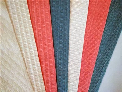 Bílé Smooth PP a WP Spunlace Netkané Jumbo Roll Tkaniny